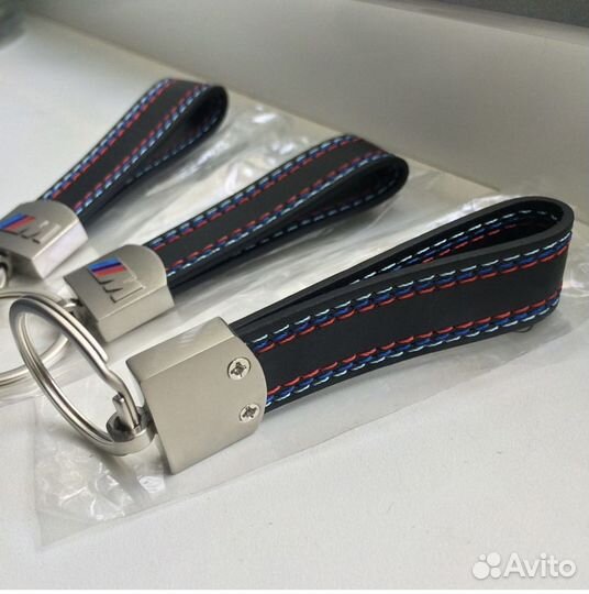 Кожаный брелок для ключей BMW M Performance