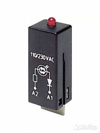 Вставной модуль,TE Connectivity светодиодом зел