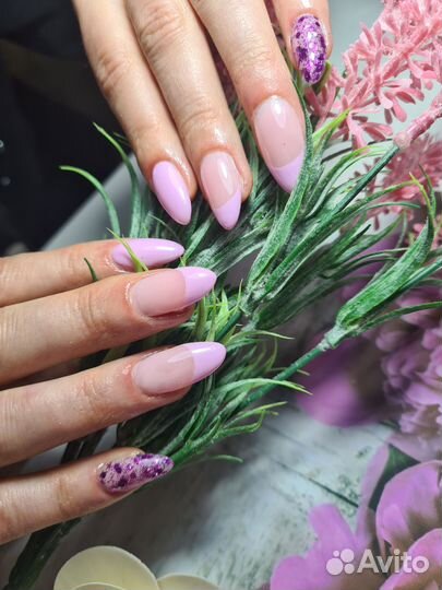 Маникюр и педикюр с покрытием гель лак