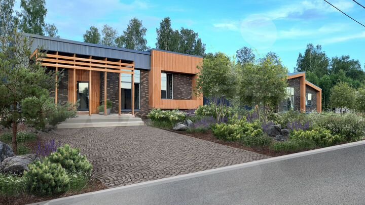 Дом 208 м² на участке 12 сот.