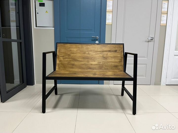 Лавочка в стиле лофт