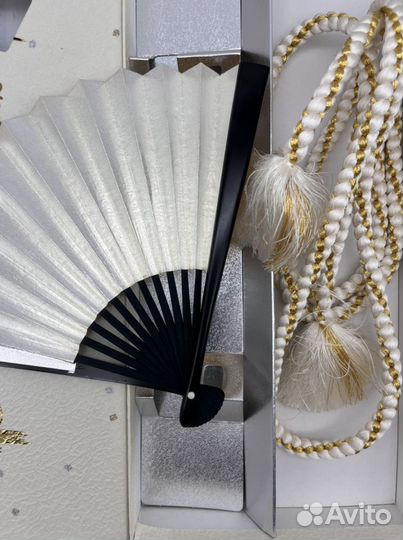 Набор пояс и веер Япония