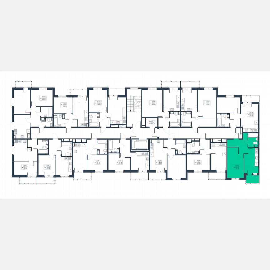 1-к. квартира, 36,4 м², 2/8 эт.