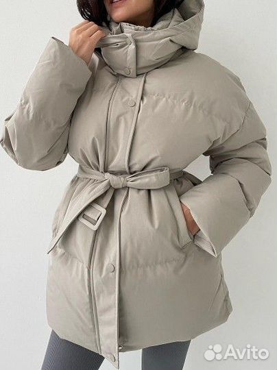 Пуховик женский oversize новый