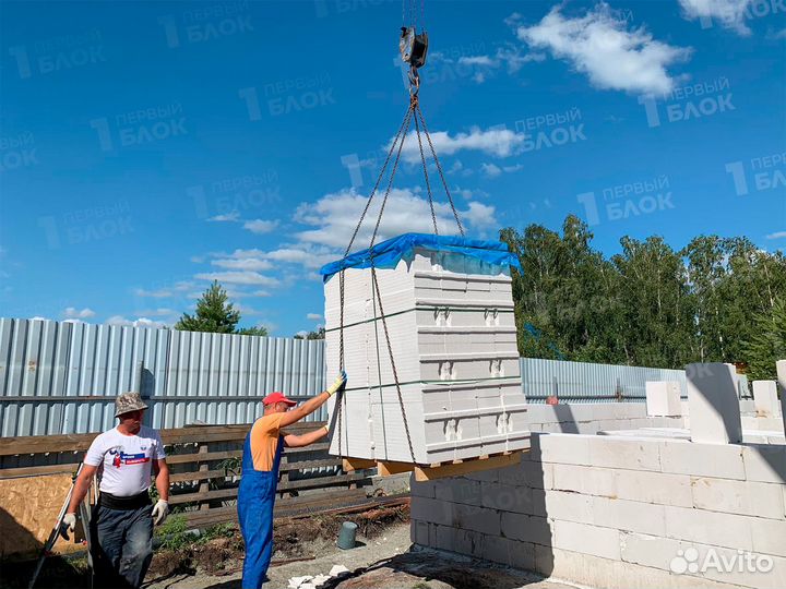 Газобетонный блок с доставкой D500 B2.5 гост