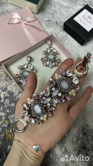 Серьги браслет