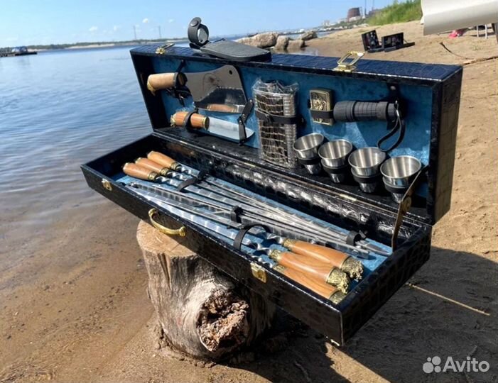 Шашлычный набор в кейсах/ чехлах