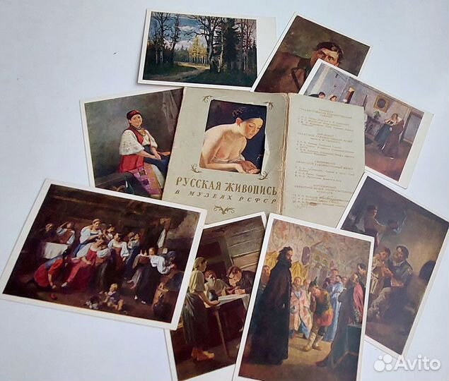 Набор открыток, СССР, 1958-1963 гг