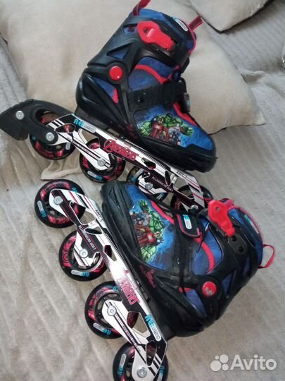 Роликовые коньки раздвижные Reaction Marvel 31-36