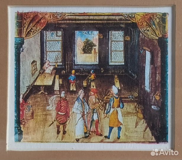 Офорт винтаж