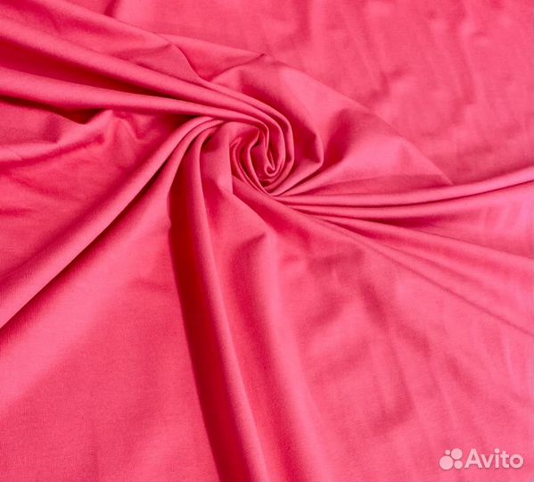 Ткань Футер 2-х Нитка Брусника