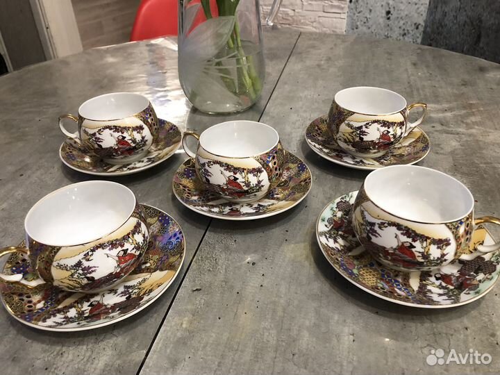 Чайный сервиз 5 предметов, япония yamasen