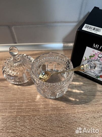 Конфетница сахарница баночка для меда новая