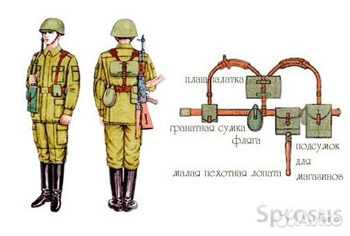 Портупея солдатская. Новая. Склад