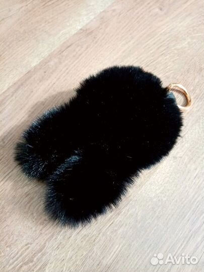 Брелок меховой Зайчик 17 см