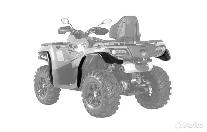 Расширители арок крыльев CF moto X8 H.O. / X10 EPS