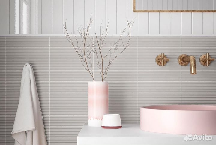 Плитка Costa Nova 5X20 настенная - под камень, Испания