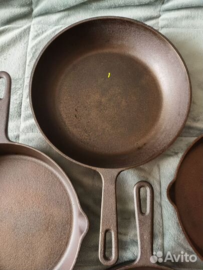 Чугунная сковорода СССР Ленинград