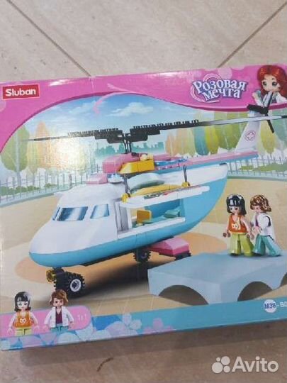 Конструктор вертолет новый для девочек