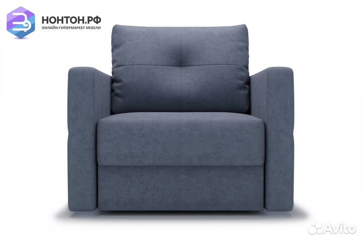 Кресло еврокнижка Вита темно-серое