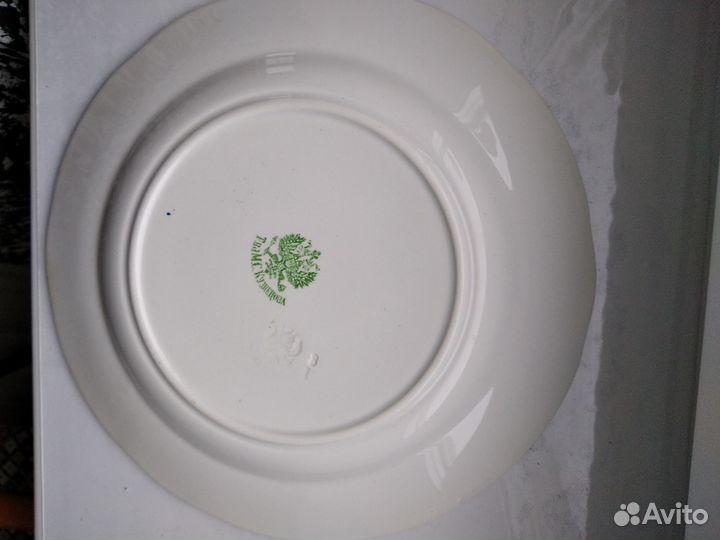 Тарелки антикварные Кузнецов