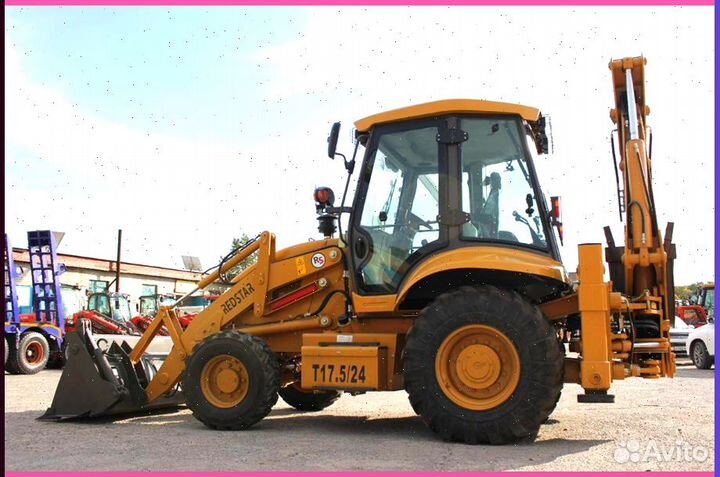 Стекло на экскаватор-погрузчик Трактор redstar T 17.5 24