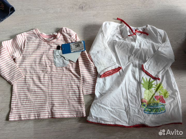 Вещи пакетом на девочку 80 86