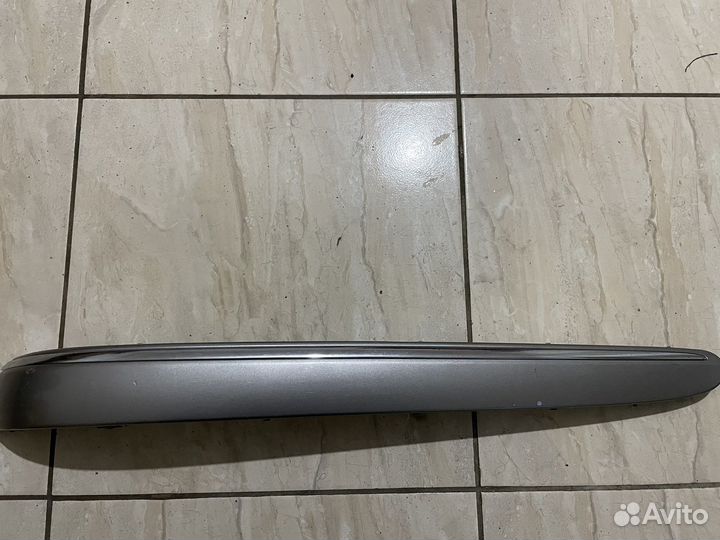 Накладка на задний бампер на мерседеc w211