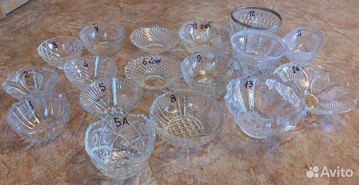 Ваза хрустальная