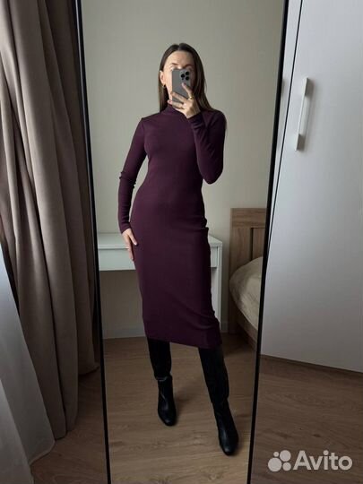 Платье фиолетовое