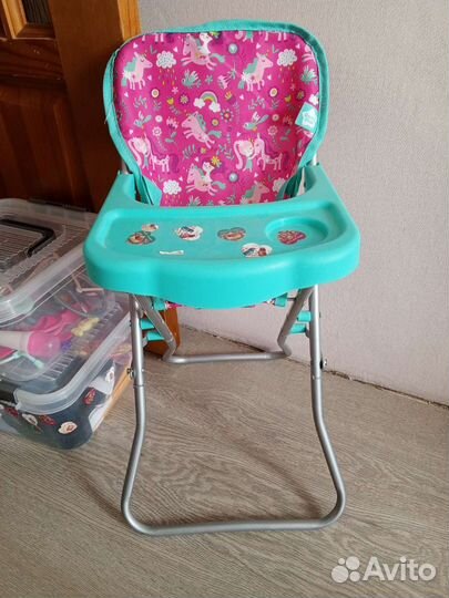 Кукольный стульчик для кормления