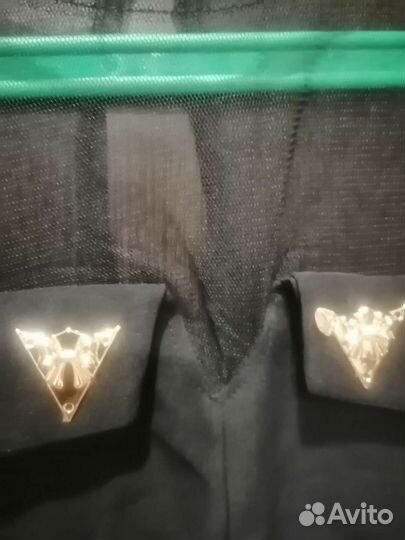 Вечернее черное платье 46