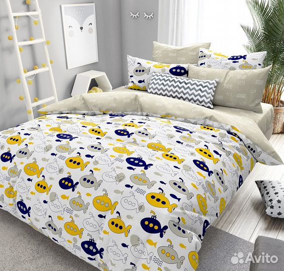 Ткань для пошива постельного поплин рулоном