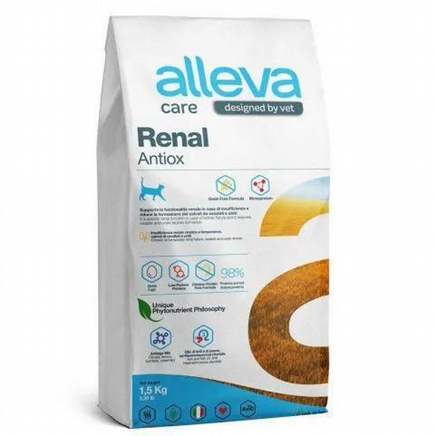 Сухой корм для кошек Alleva Care Cat Renal-Antiox