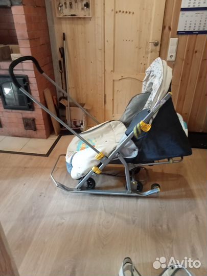 Коляска санки