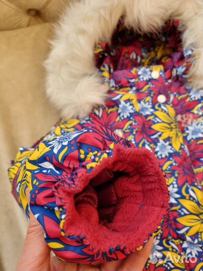 Костюм зимний тёплый непромокаемый 116р как новый