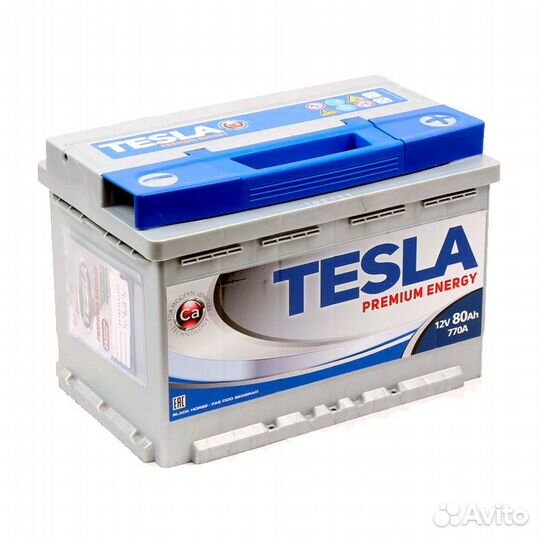 Аккумулятор tesla 80 Ач / 770 А / гар. 2 года