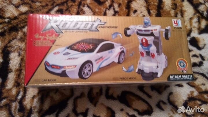 Машинка-трансформер Robot car