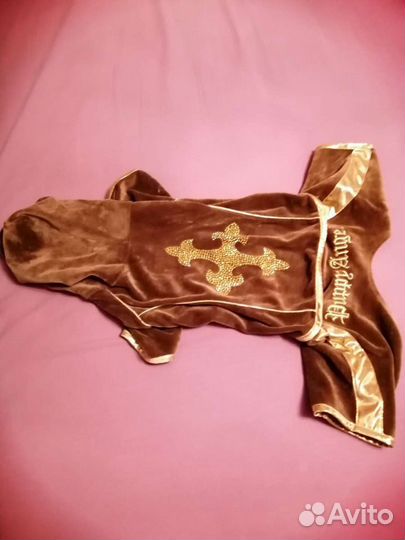 Комбинезон велюровый для средних пород