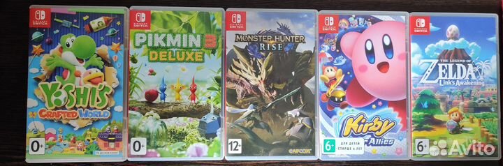 Игры Nintendo Switch (картриджи)