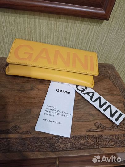 Очки леопардовые Ganni