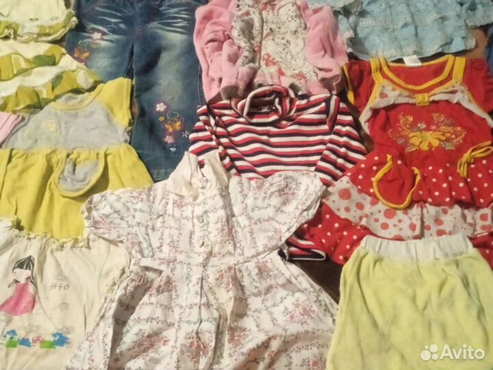 Детские вещи пакетом для девочек 80 86