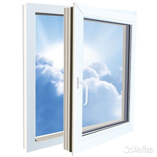 Окно пластиковое 700/700