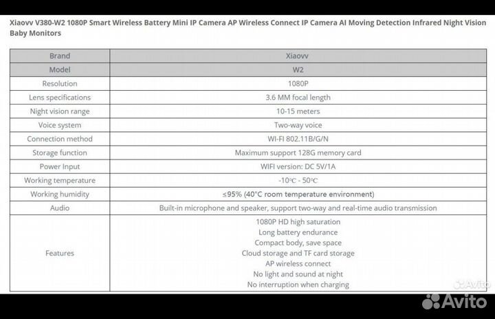 Камера видеонаблюдения