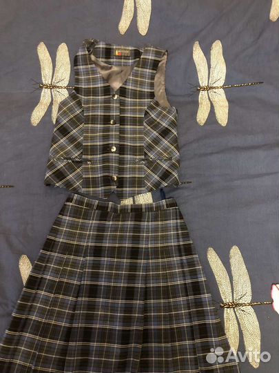 Школьная форма сарафан, жилет, юбка, блузка