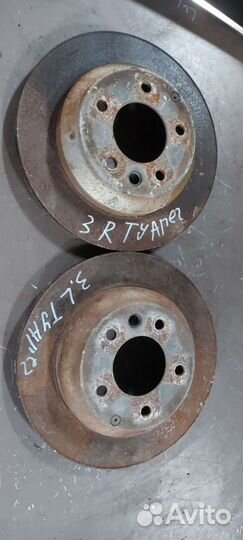 Диски тормозные задние на Volkswagen Touareg