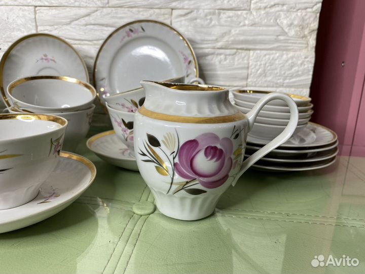 Сервиз чайный Дулево СССР