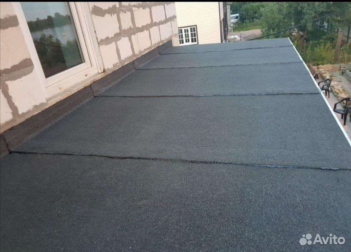 Покрыт крыш гаражей