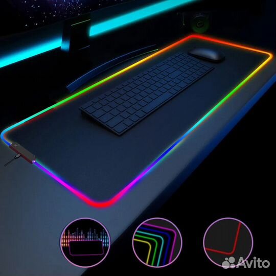 Rgb коврик для мыши