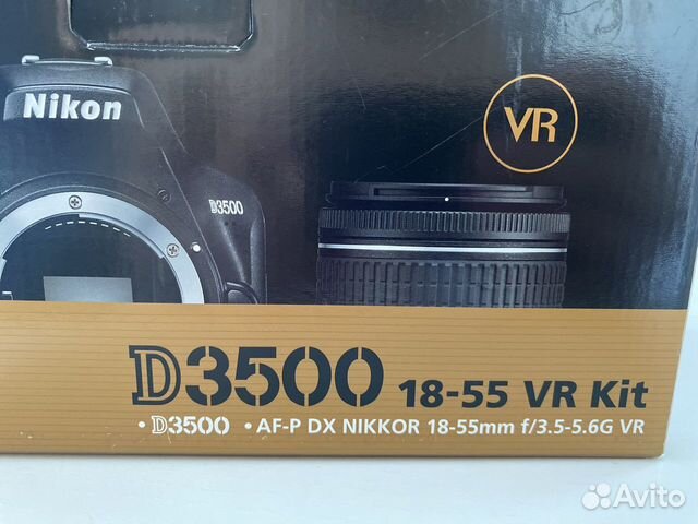 Зеркальный фотоаппарат nikon D3500 объявление продам